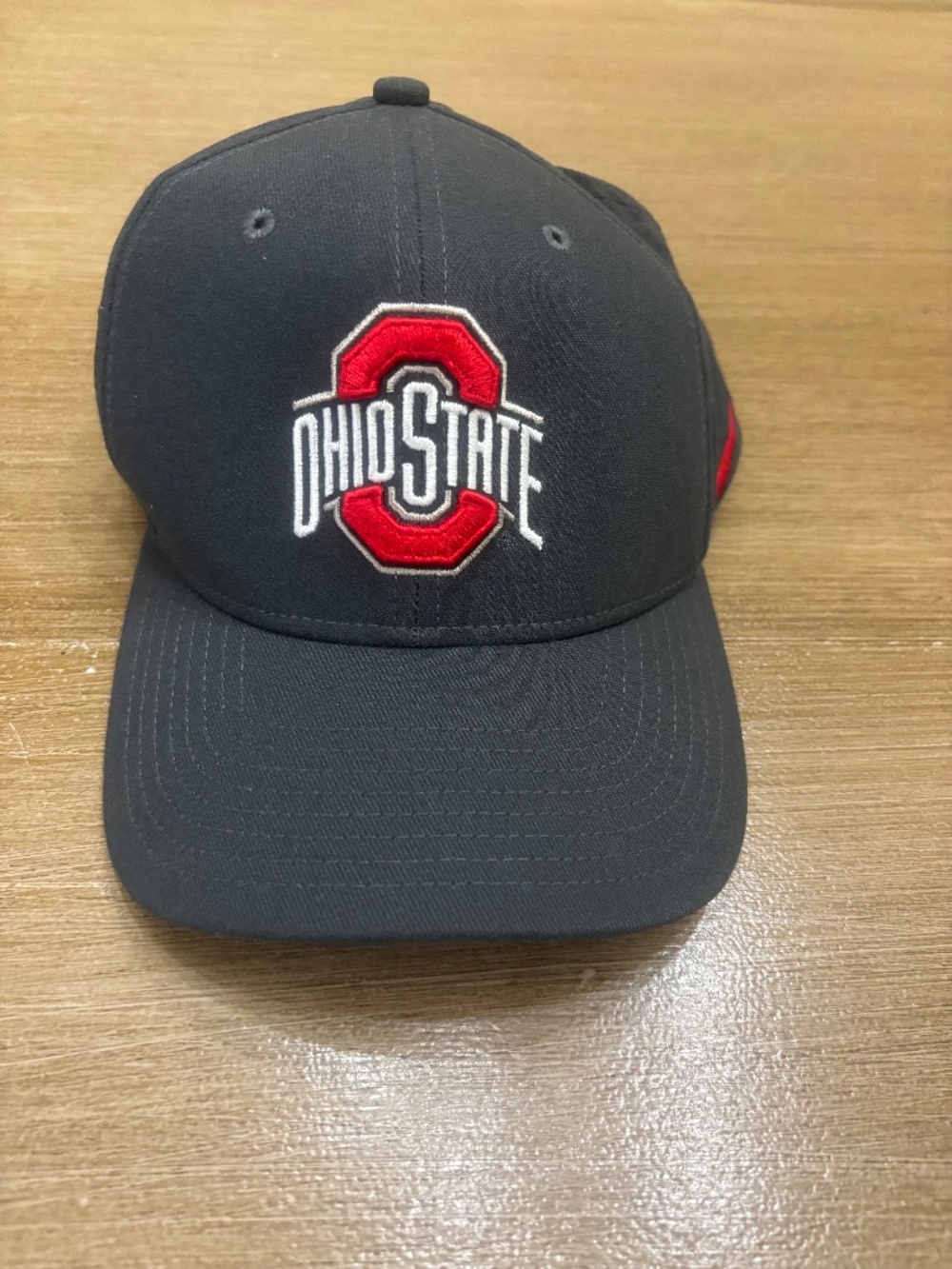 Ohio State Nike Hat Classic99 Dri Fit M/L Gray with Red Logo